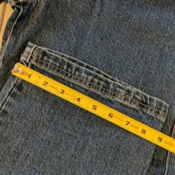 Levi's Ribcage Ankle Utility Straight Leg Jeans Nine Five Carpenter Pants - Picture 6 of 14